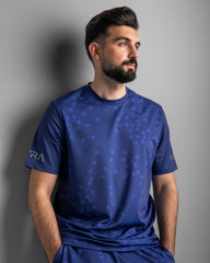 Men’s Patterned Purple T-shirt