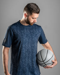 Men’s Patterned Blue T-shirt