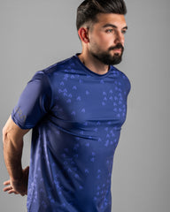 Men’s Patterned Purple T-shirt