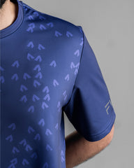 Men’s Patterned Purple T-shirt