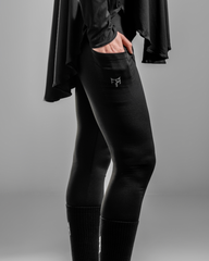 Women’s Black Leggings (Right Pocket)